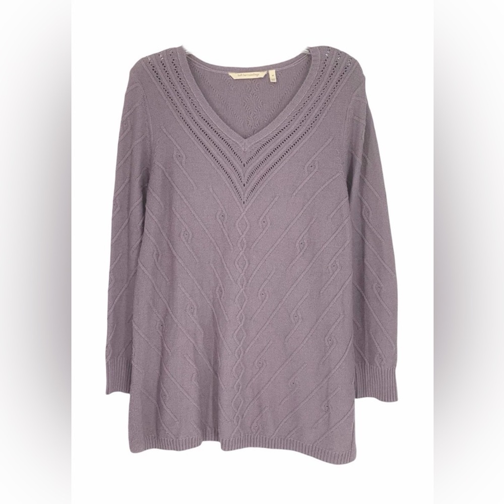 Soft Surroundings Light Purple Sweater- NWT